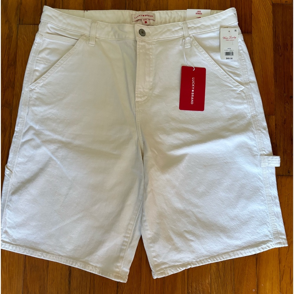 Lucky Brand Loose Bermuda shorts.